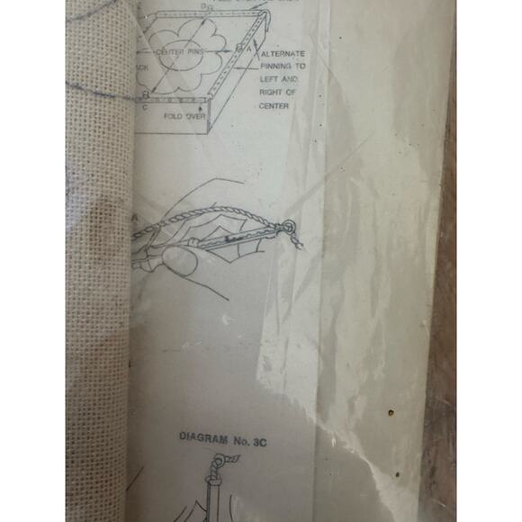 Vintage 1970s Columbia Minerva Rugs By The Numbers Kit #4808 Pansies MCM - Picture 6 of 6